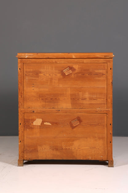 Impressive Biedermeier Secretary Cabinet, Antique Vertiko Chest of Drawers, Office Writing Desk, Sideboard
