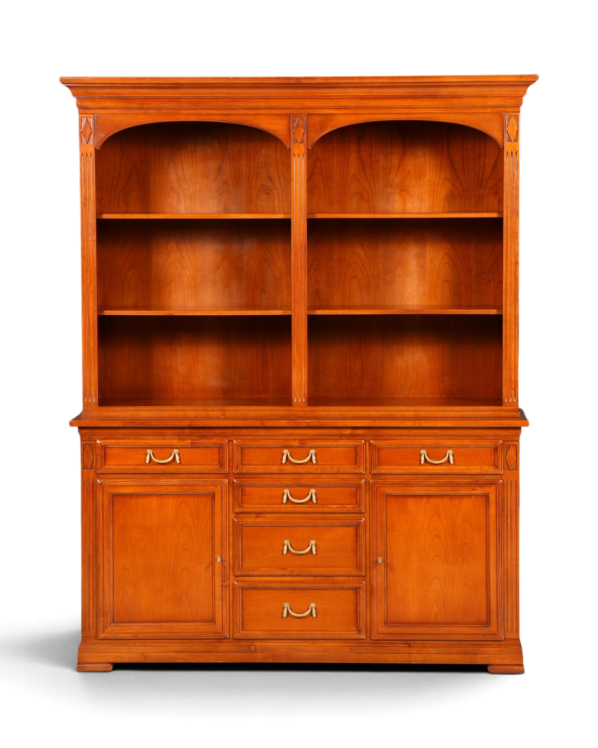 Traumhaftes Original Selva Bücherregal Antik Stil massiv Holz Regal Vi