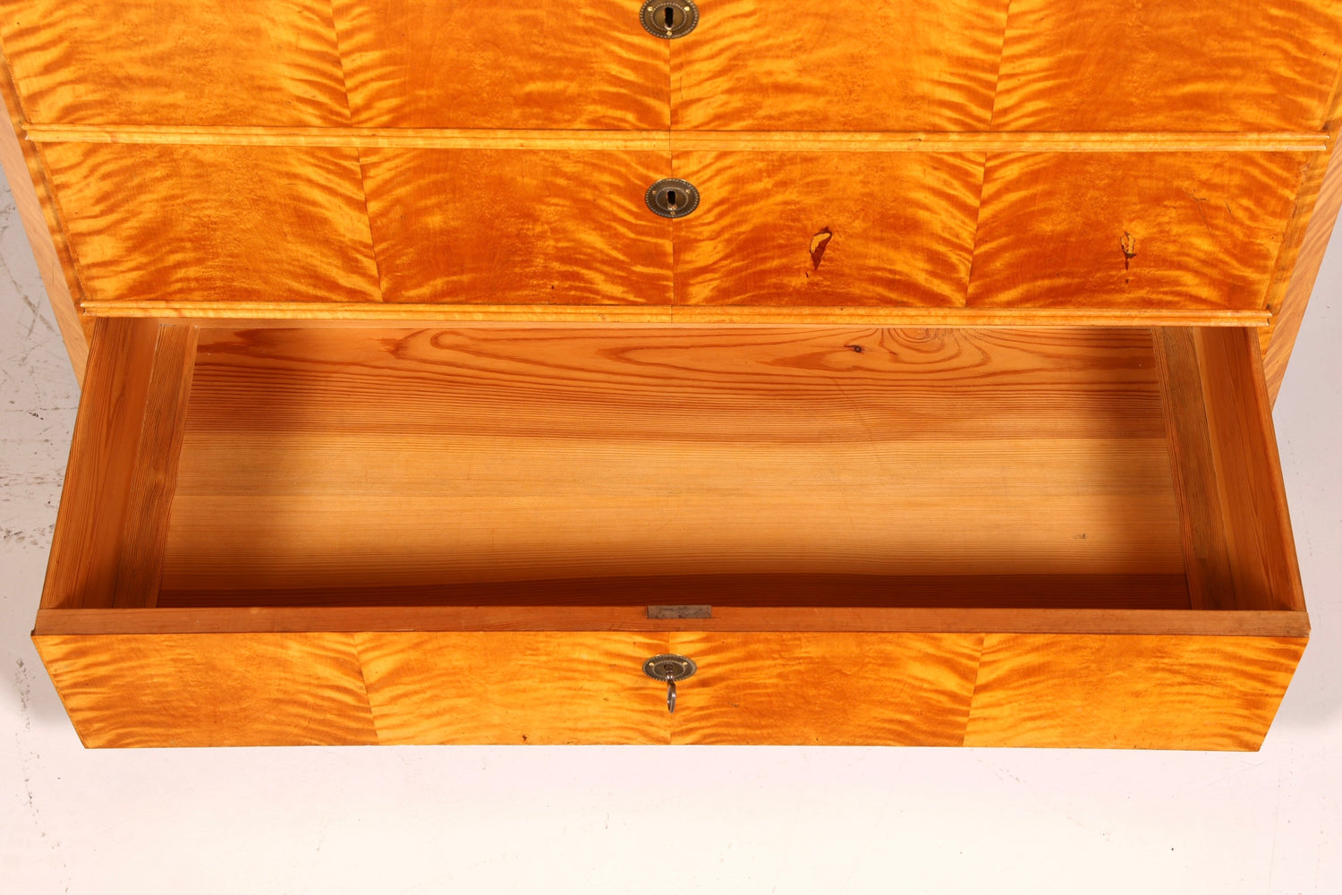 Impressive Biedermeier Secretary Cabinet, Antique Vertiko Chest of Drawers, Office Writing Desk, Sideboard
