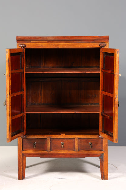 Wunderschöner Chinesischer Schrank China Kommode Asia Wäscheschrank Dielenschrank