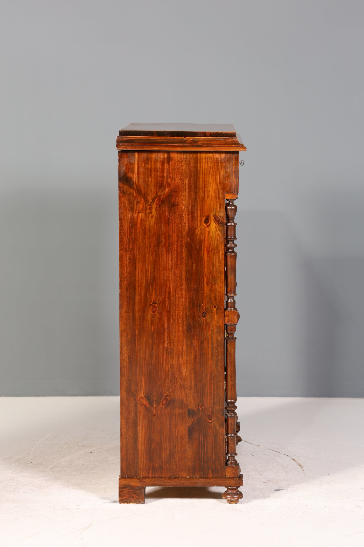 Wunderschöner Gründerzeit Sekretär Vertiko Highboard Jugendstil Kommode Schrank um 1880