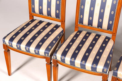 6x Traumhafte Selva Stühle Esszimmer Stuhl Set Villa Borghese Küchenstühle Antik Stil Set