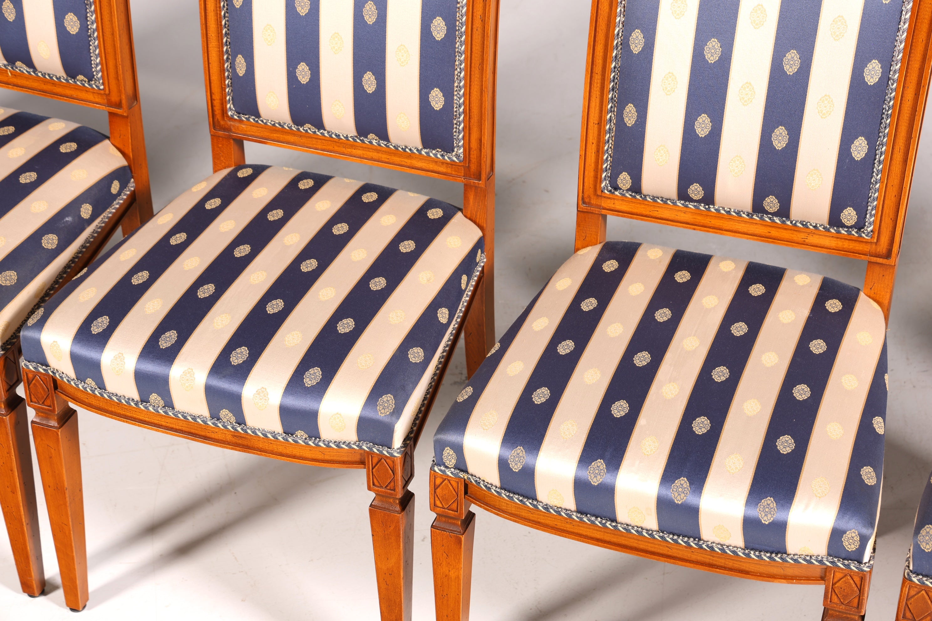 6x Traumhafte Selva Stühle Esszimmer Stuhl Set Villa Borghese Küchenstühle Antik Stil Set