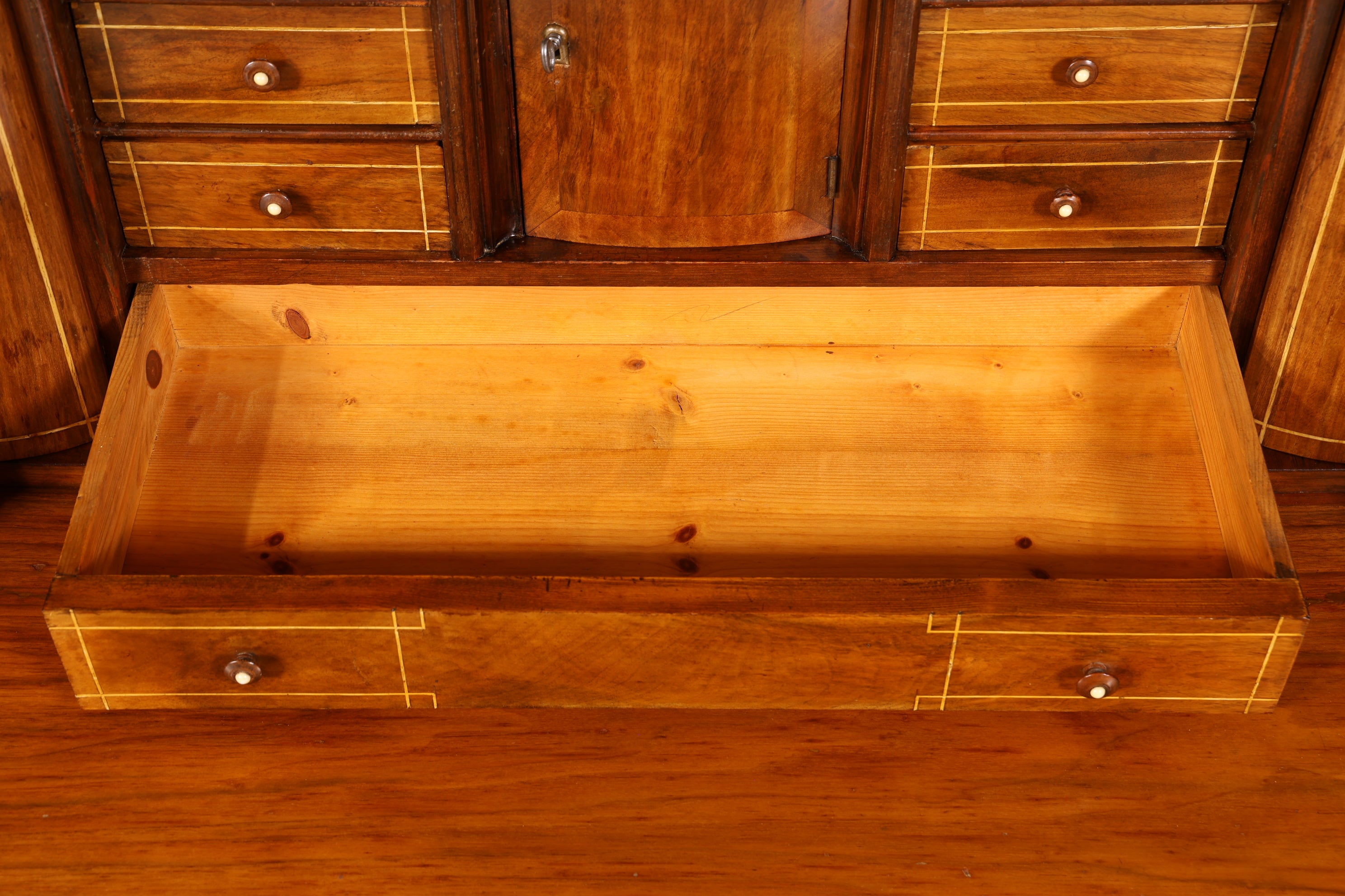 Wunderschöner Gründerzeit Sekretär Vertiko Highboard Jugendstil Kommode Schrank um 1880