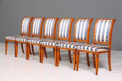 6x Traumhafte Selva Stühle Esszimmer Stuhl Set Villa Borghese Küchenstühle Antik Stil Set