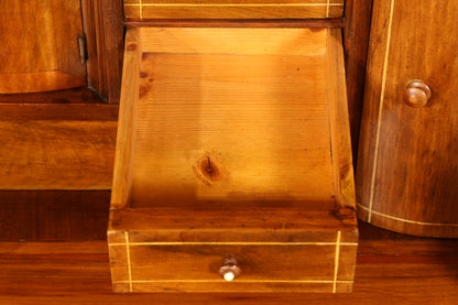 Wunderschöner Gründerzeit Sekretär Vertiko Highboard Jugendstil Kommode Schrank um 1880