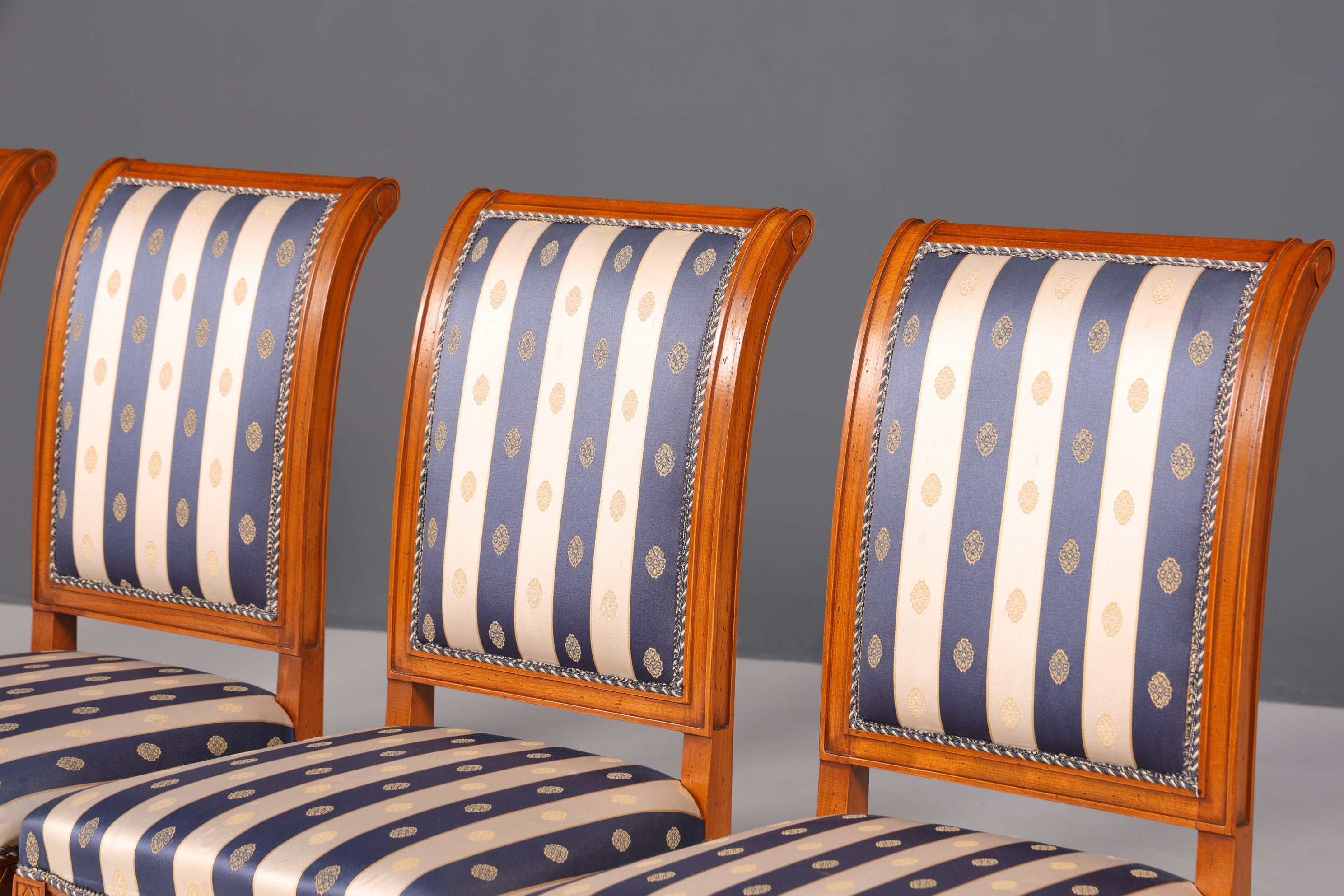 6x Traumhafte Selva Stühle Esszimmer Stuhl Set Villa Borghese Küchenstühle Antik Stil Set