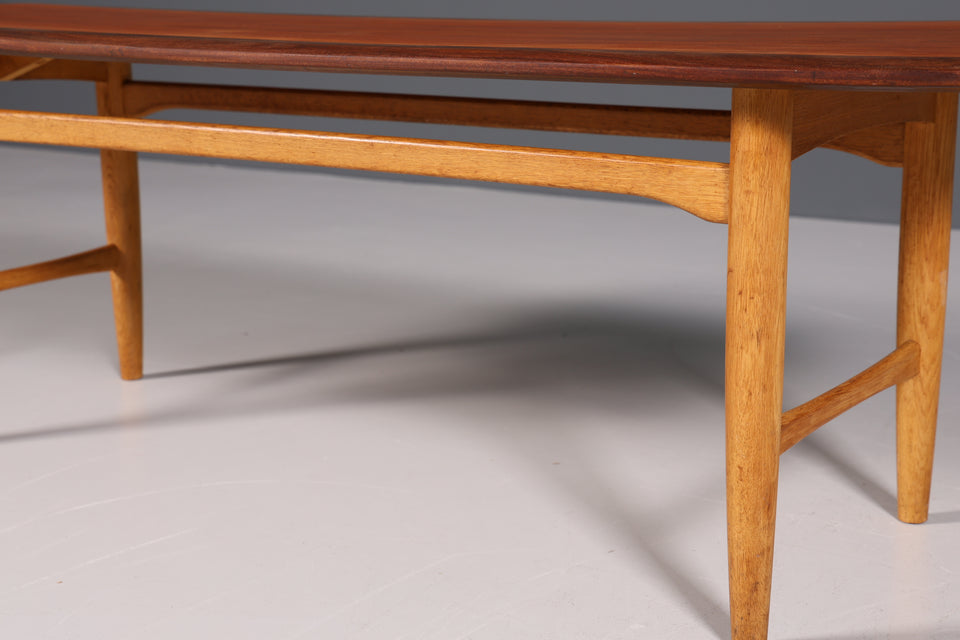 Mid Century Couchtisch HMB Möbler Rörvik Teak Danish Design Tisch