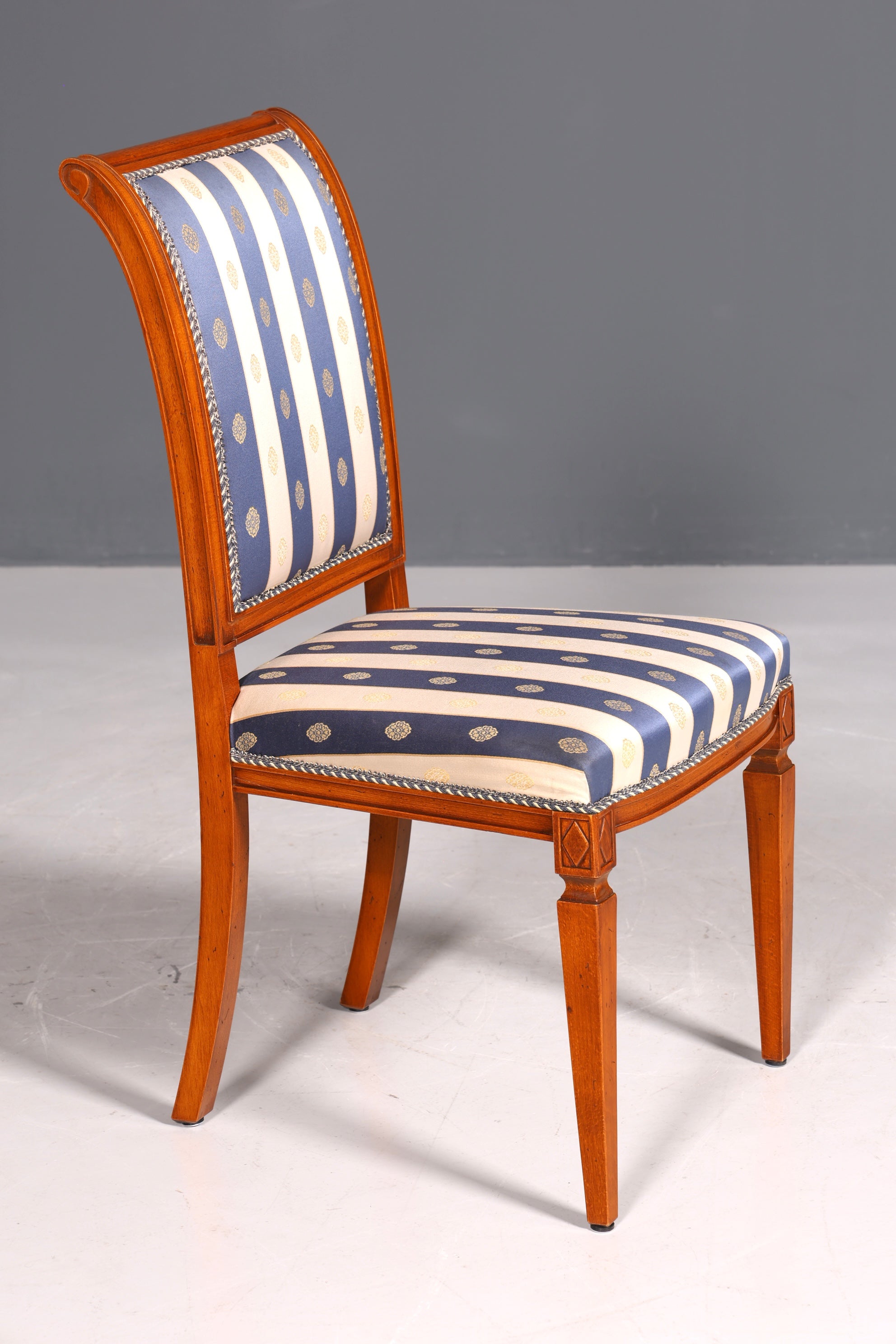 6x Traumhafte Selva Stühle Esszimmer Stuhl Set Villa Borghese Küchenstühle Antik Stil Set