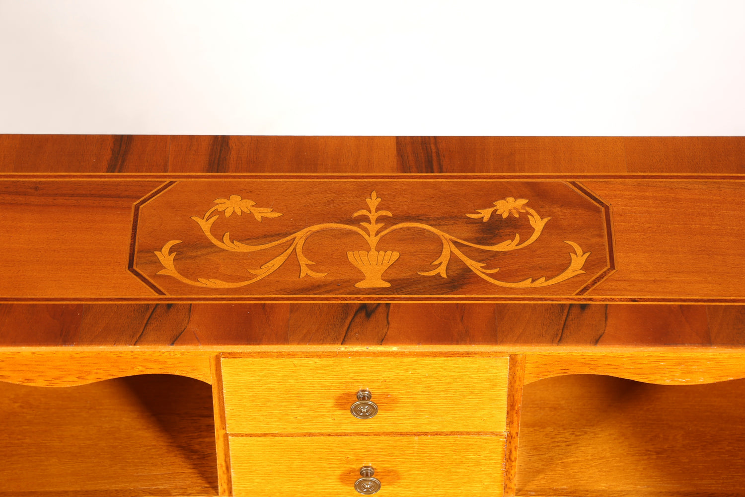 Wunderschöner Sekretär im Barock Stil Büro Kommode Intarsien Schreibkommode Schreibtisch