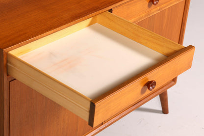 Schlichtes Mid Century Regal Vintage Schrank Retro Vitrine Bücherregal 60s