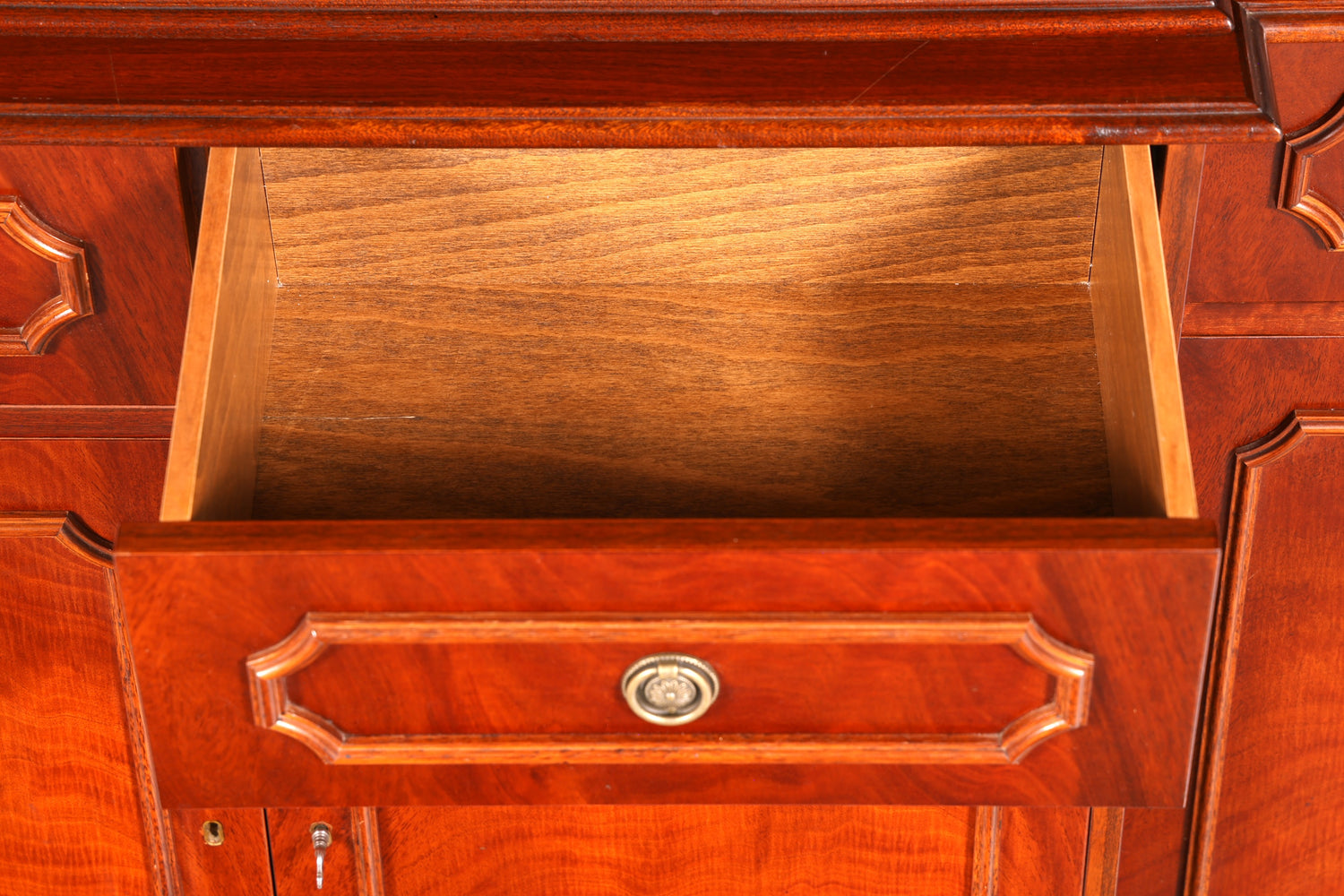 Beeindruckende Englische Vitrine Bibliothek Bücherschrank Glasvitrine Buffet Schrank Echt Holz Antik Vintage