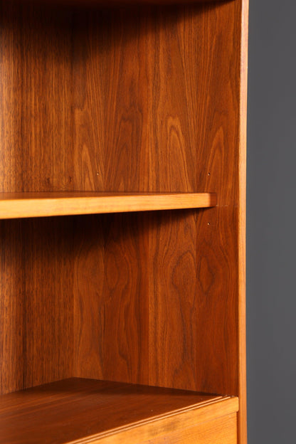 Schlichtes Mid Century Regal Vintage Schrank Retro Vitrine Bücherregal 60s