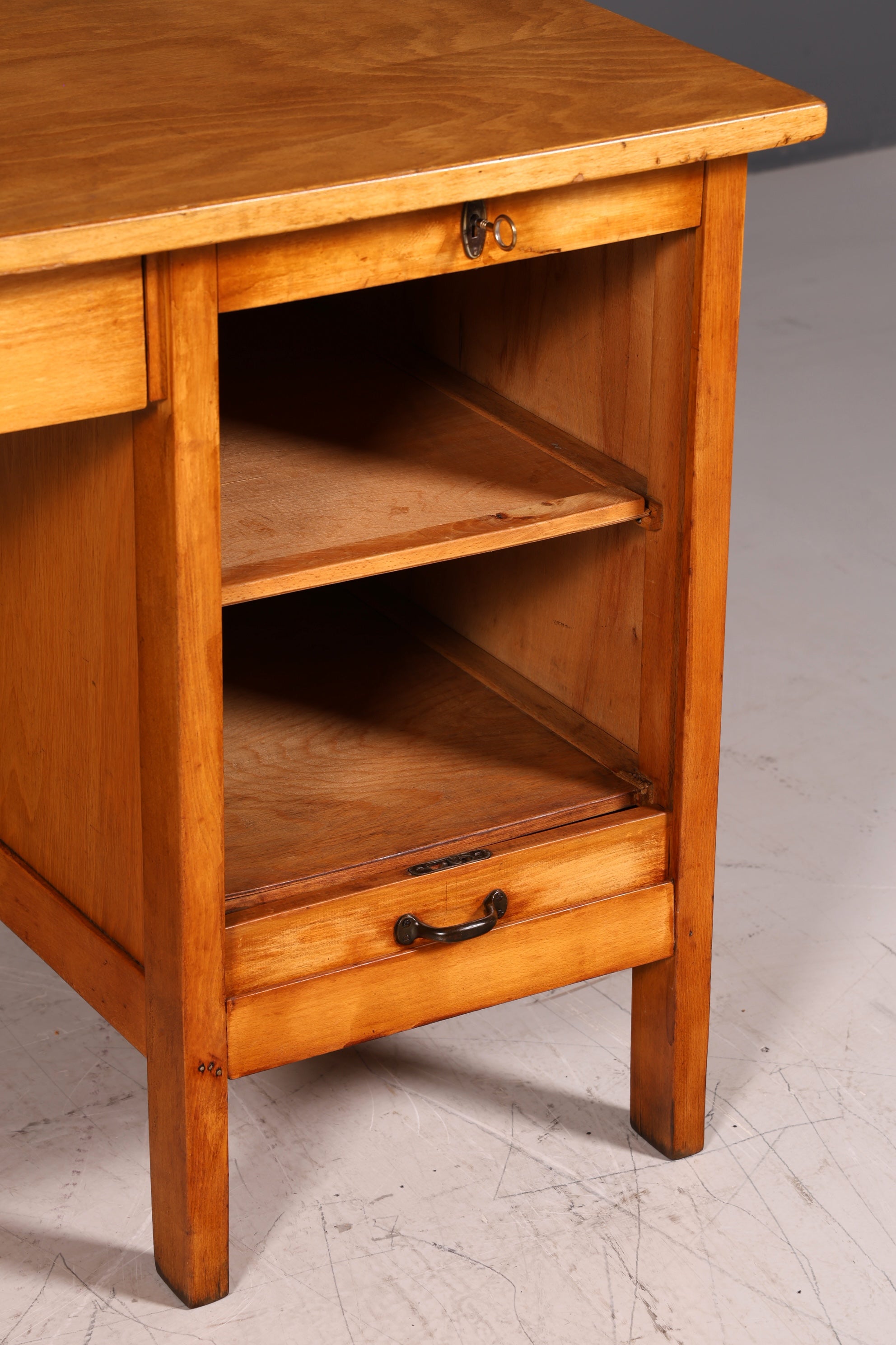 G148 Finish cm Wunderschöner Mid Century Schreibtisch Danish Design Bürotisch 60er Jahre Office Table