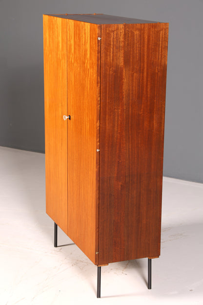 Stunning mid-century wardrobe, vintage cabinet, retro linen cupboard, hallway wardrobe, 1960s wood