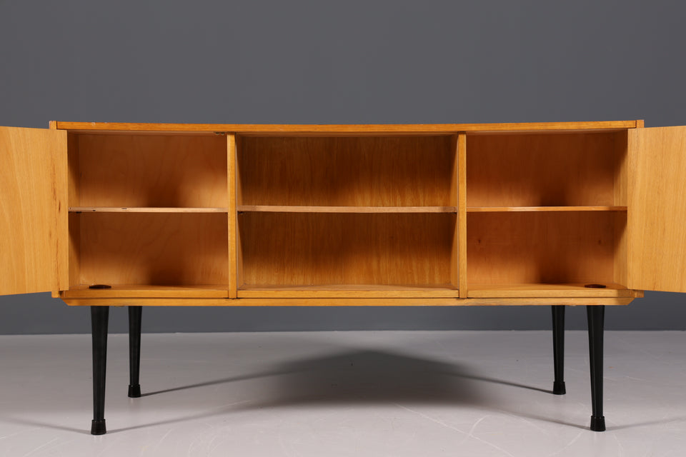 Schlichter Mid Century Schreibtisch Danish Design echt Holz Vintage Desk