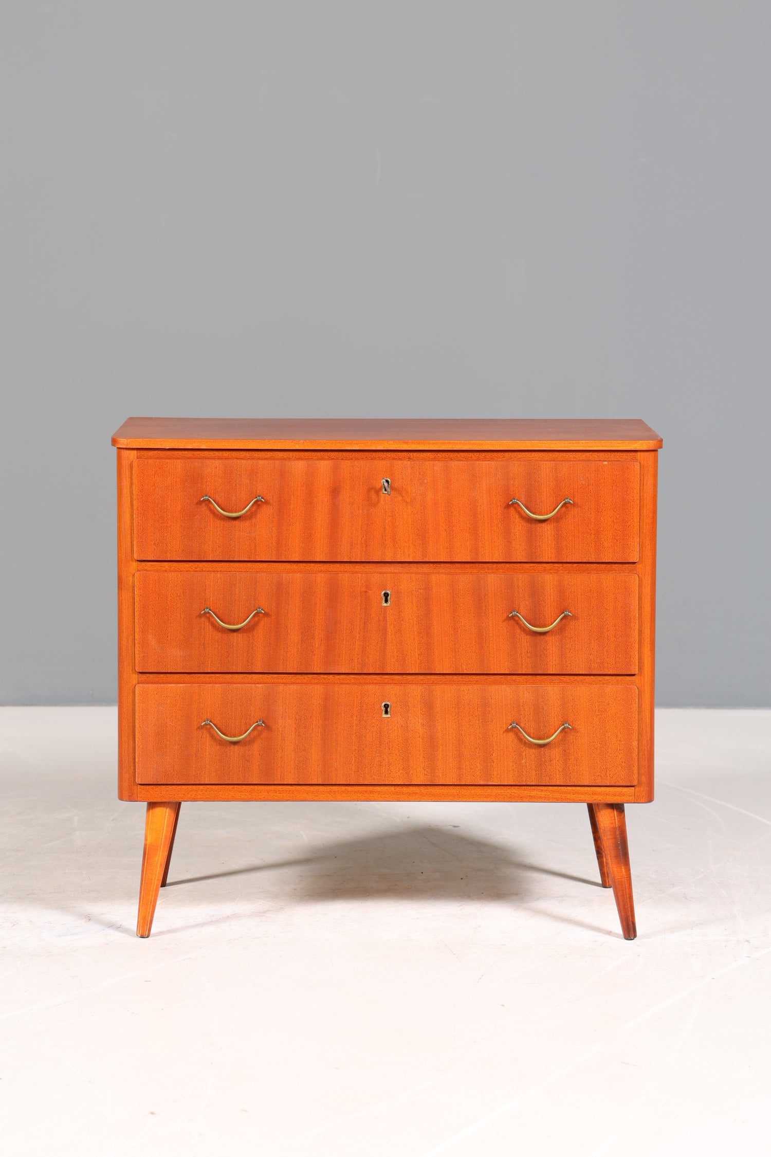 Wunderschöne Mid Century Kommode Vintage Flur Kommode 60s Schubladenkommode