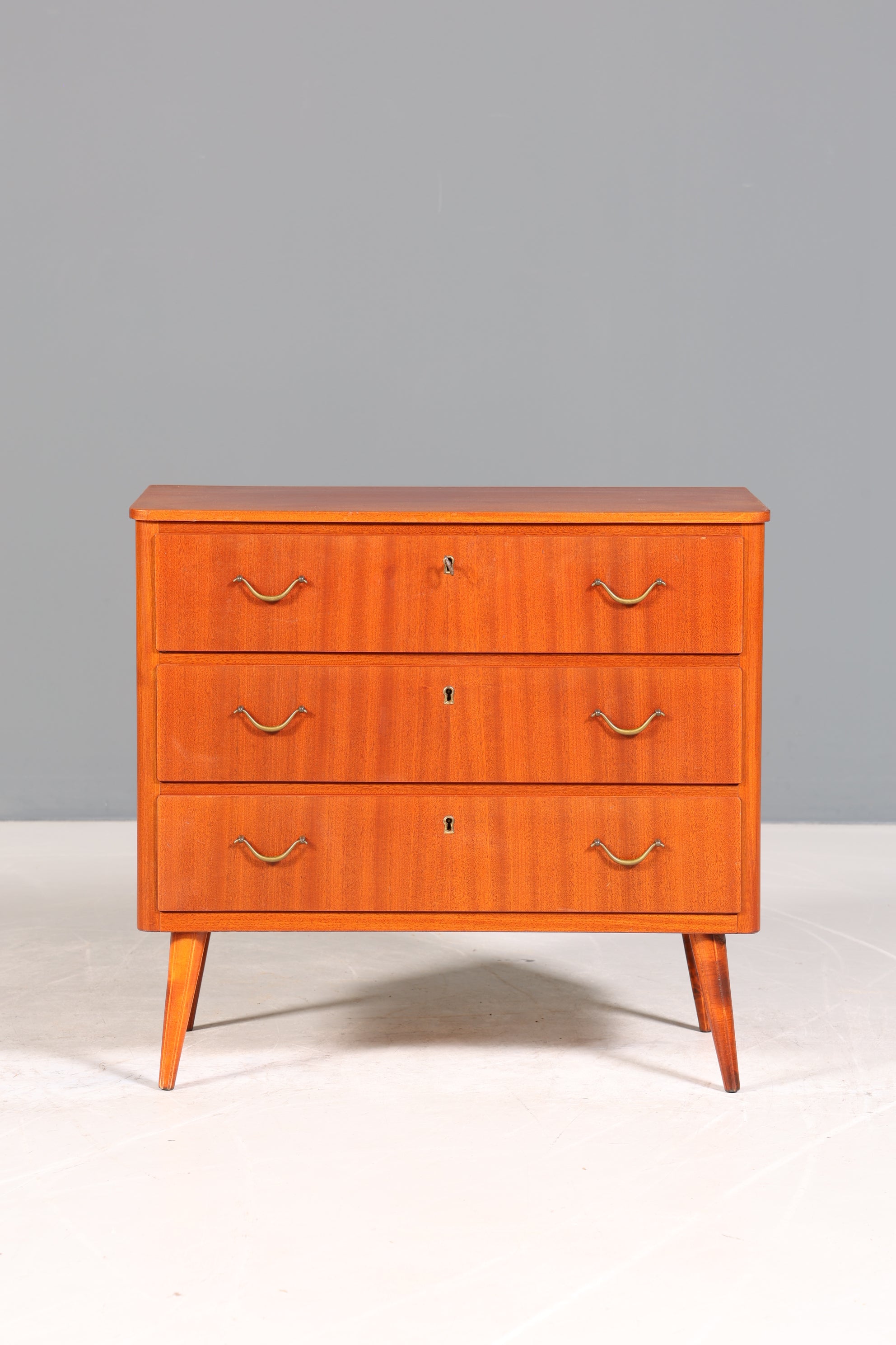 Wunderschöne Mid Century Kommode Vintage Flur Kommode 60s Schubladenkommode