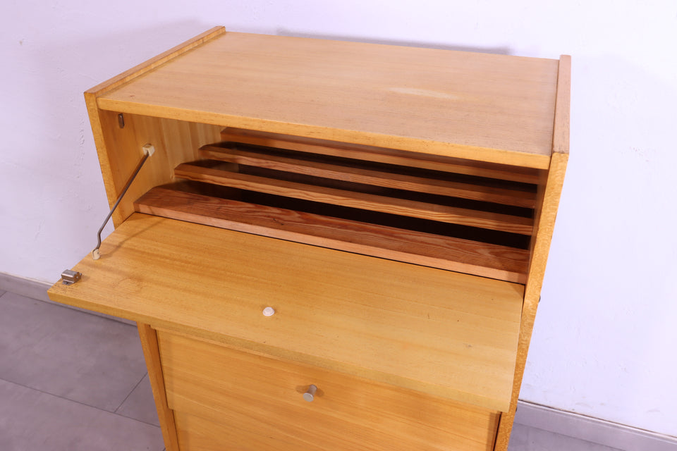 Wunderschöner Mid Century Schuhschrank Vintage Retro Flur Schrank
