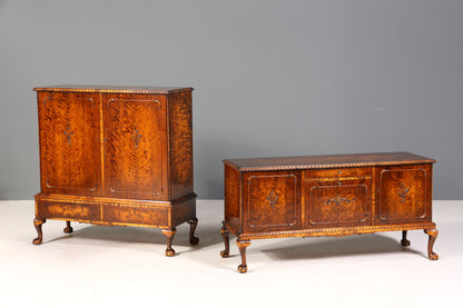 Traumhaftes Chippendale Sideboard Kommode Barock Stil echt Holz TV Schrank