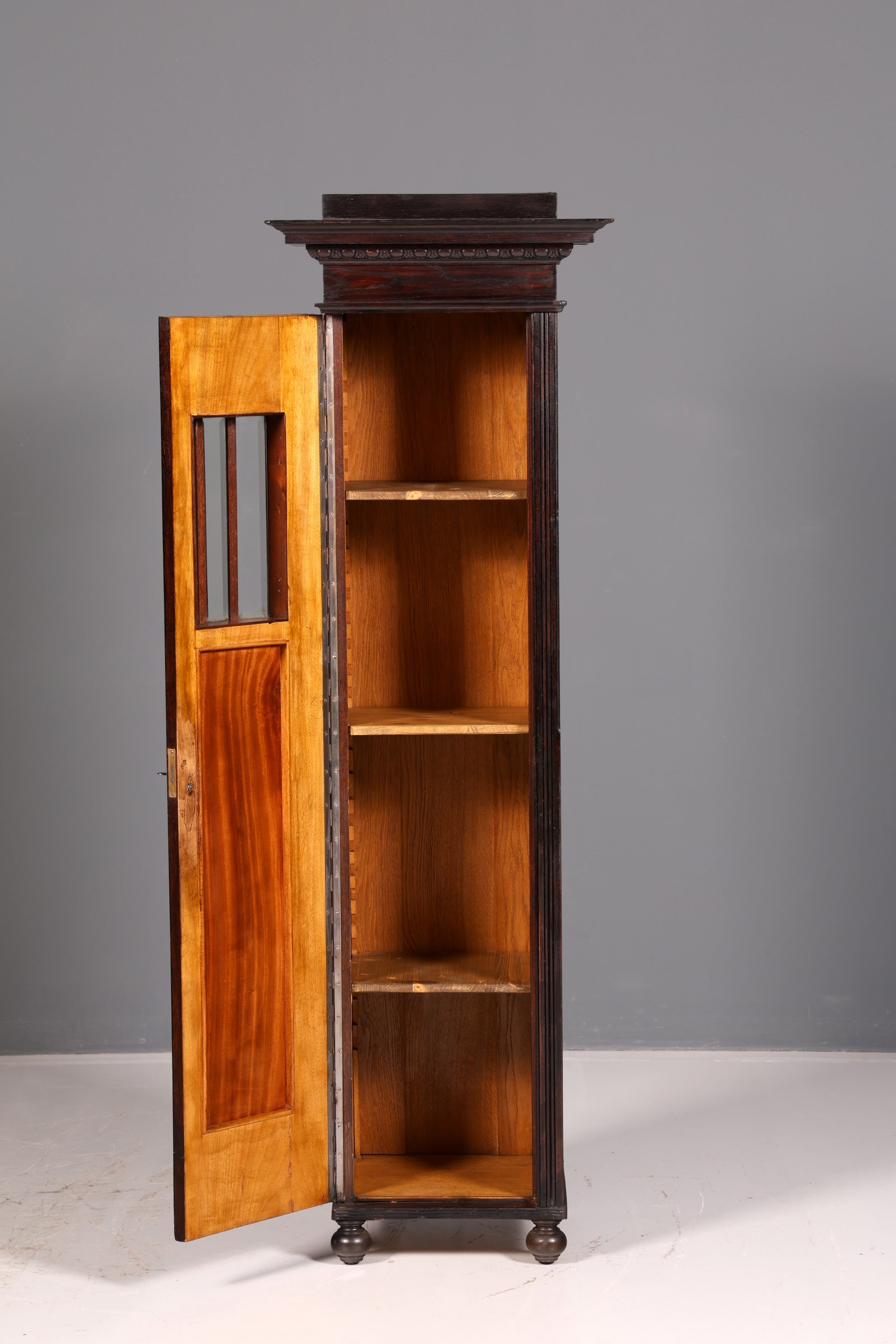 Magnificent Art Nouveau display cabinet, antique bookcase, china cabinet, glass cabinet, antique cabinet 1 of 2