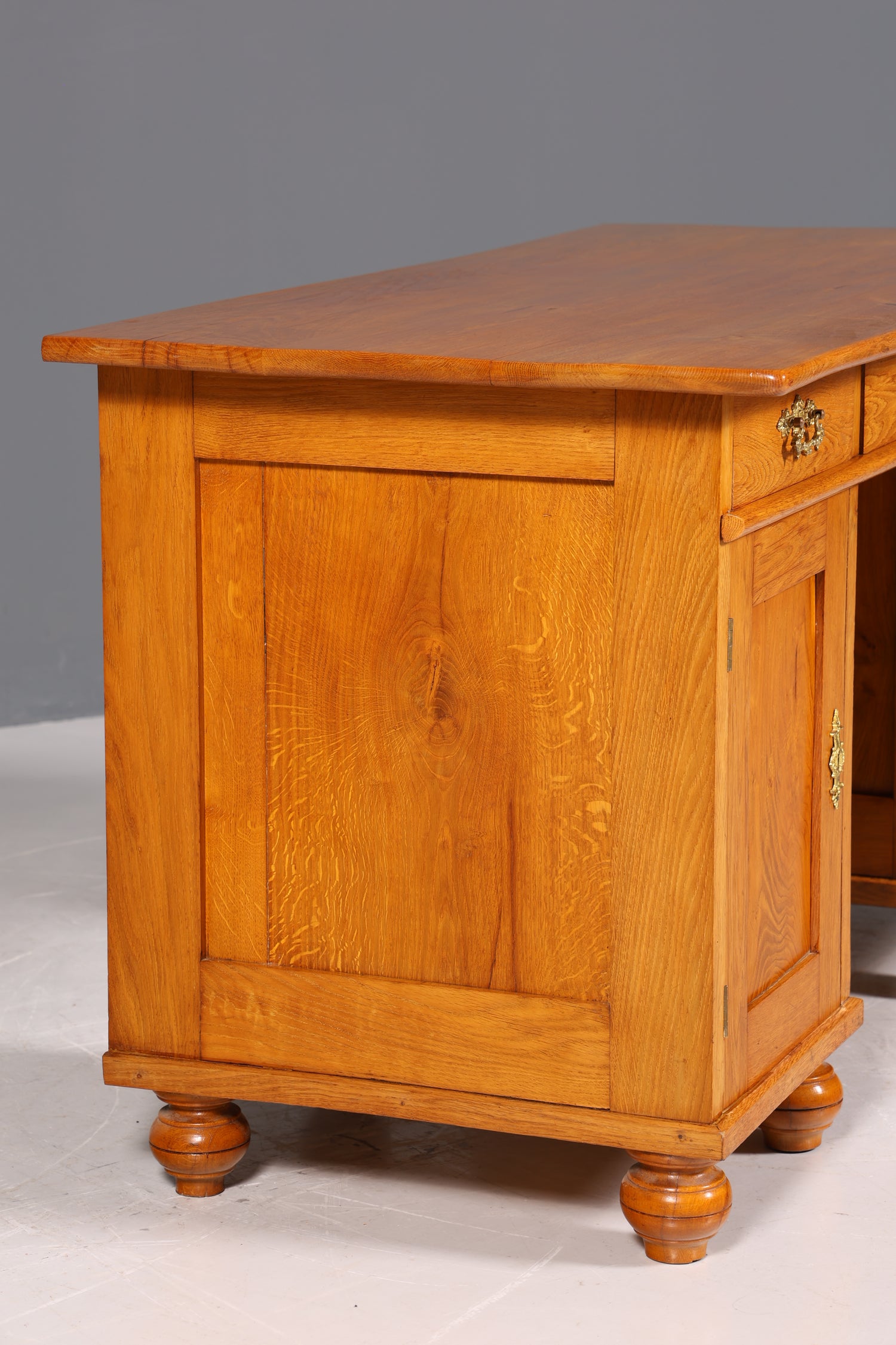 Traumhafter Jugendstil Schreibtisch Gründerzeit Bürotisch echt Holz Desk Office Table