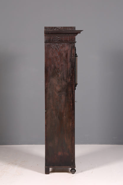 Magnificent Art Nouveau display cabinet, antique bookcase, china cabinet, glass cabinet, antique cabinet 1 of 2