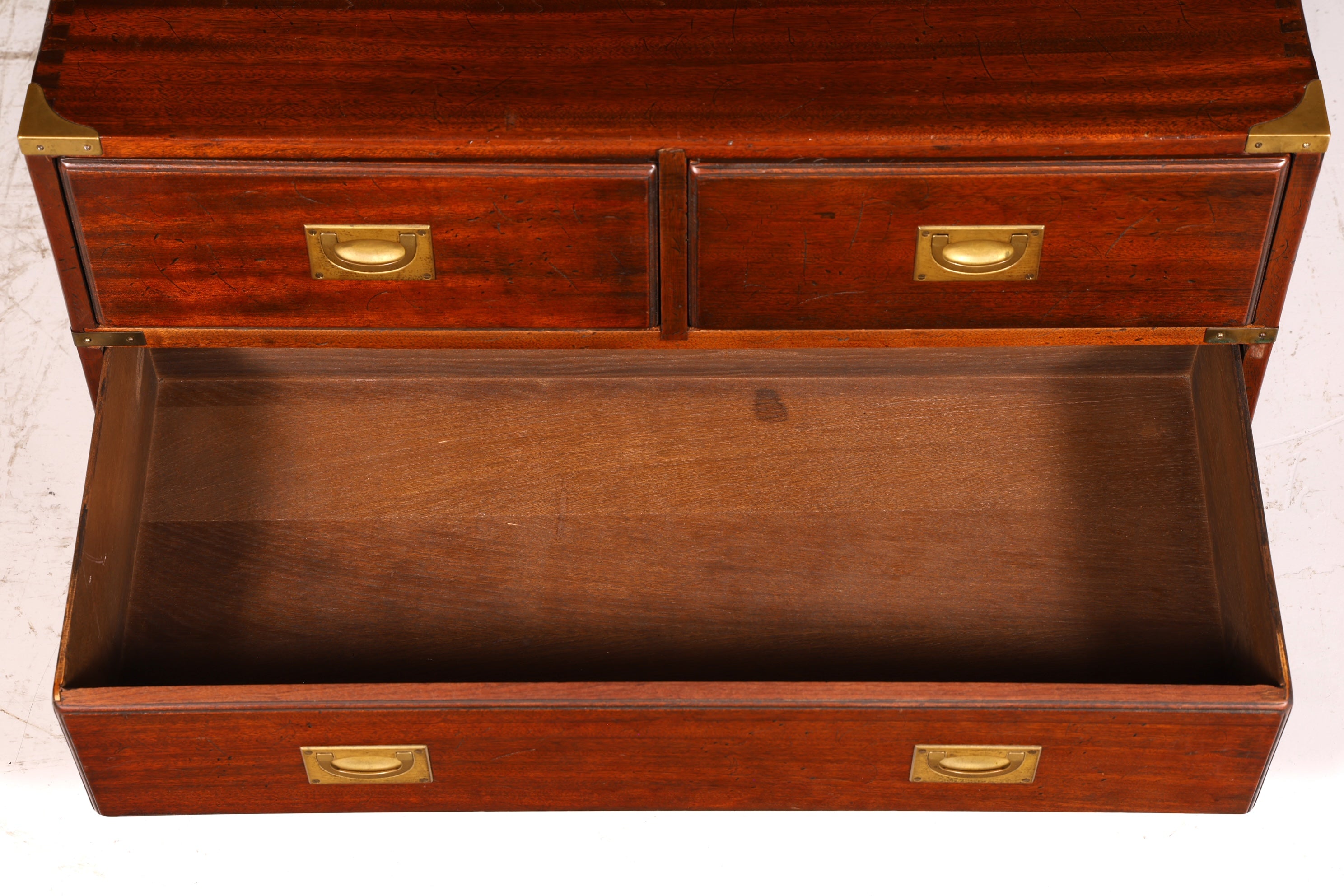 Wunderschöne Maritime Kommode Englisch Military Chest Schubladenkommode Wäschekommode Antik Massivholz