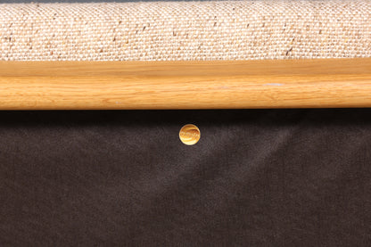 Wunderschönes Original Dyrlund Sofa Mid Century Couch echt Holz 2- Sitzer Canapé