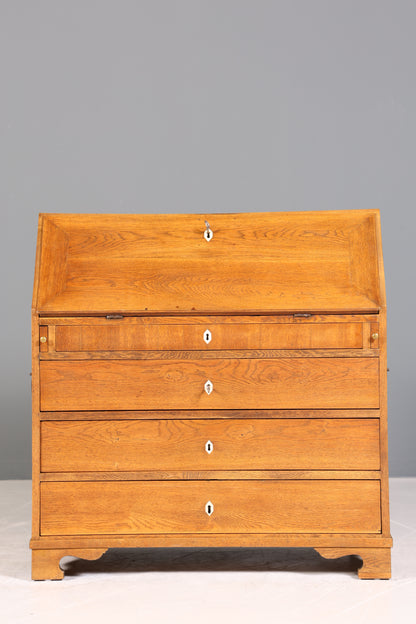Traumhafter Barock Sekretär Büro Kommode Biedermeier um 1820 Eiche Schreibkommode Schreibtisch