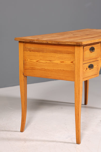 Filigree Art Nouveau Desk Gründerzeit Spruce Office Table Real Wood Desk Office Table Country House