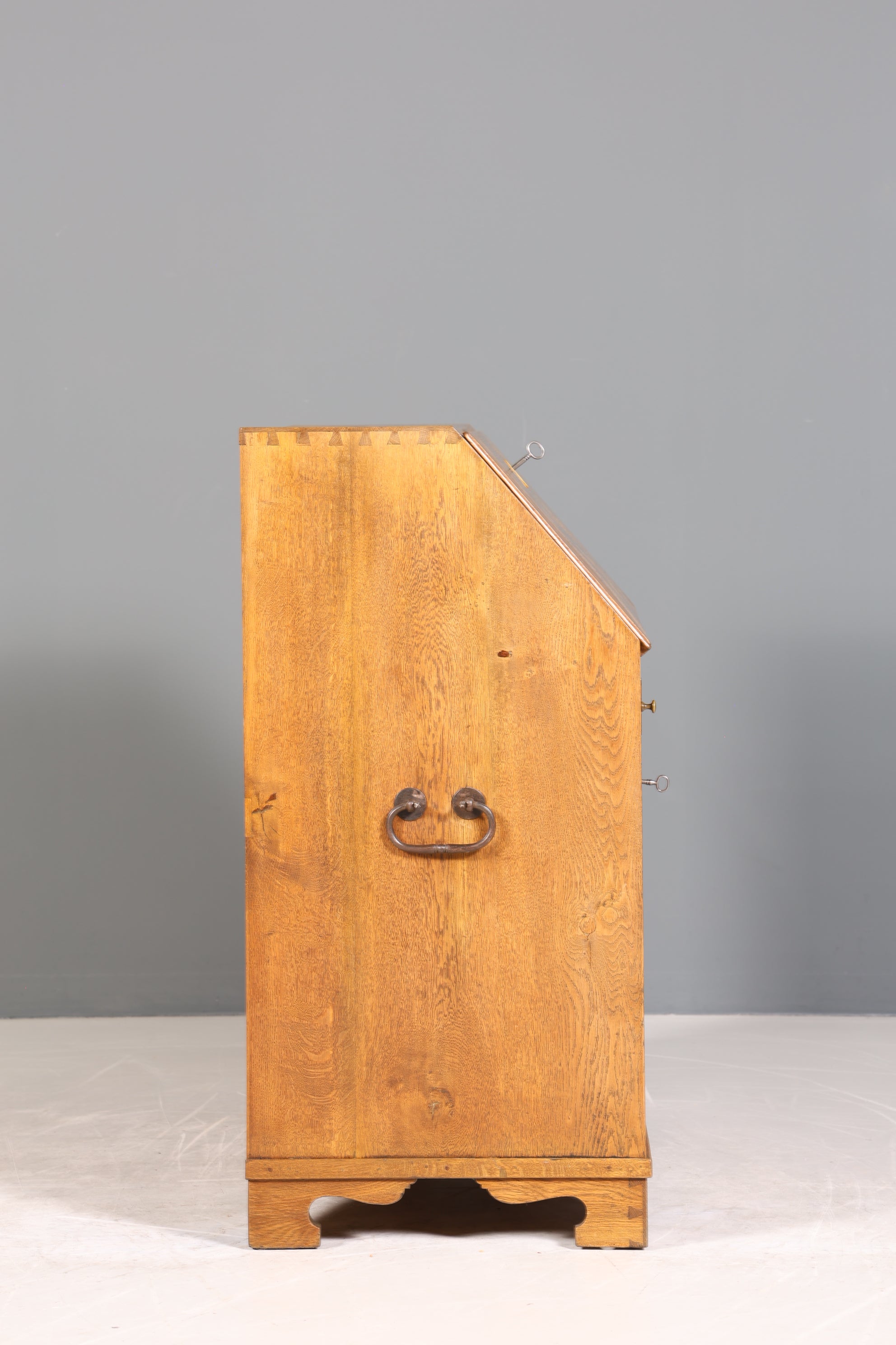 Traumhafter Barock Sekretär Büro Kommode Biedermeier um 1820 Eiche Schreibkommode Schreibtisch