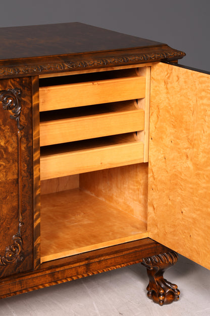 Traumhaftes Chippendale Sideboard Kommode Barock Stil Massivholz TV Schrank Antik