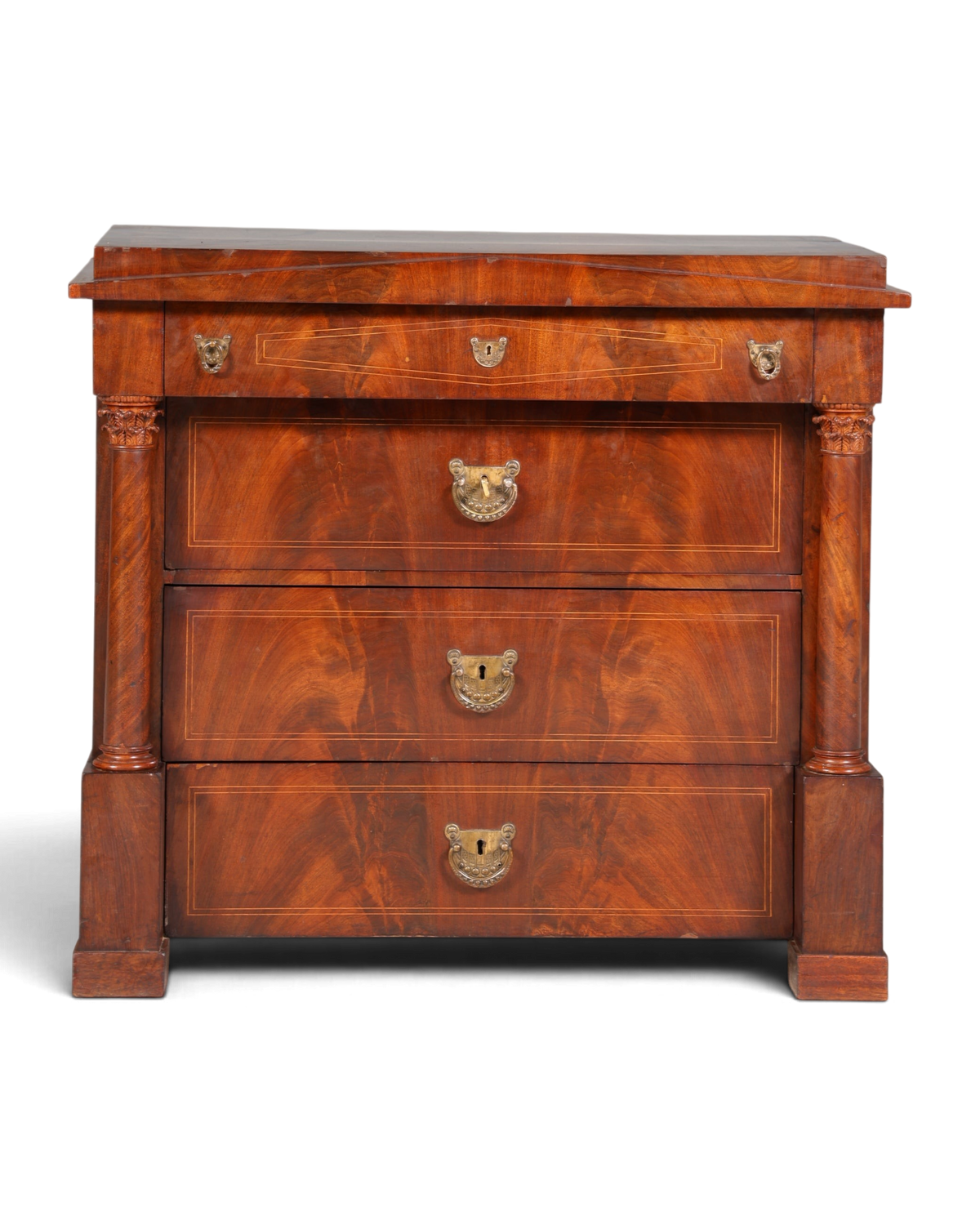 Wunderschöne Biedermeier Kommode Antik Schrank Schubladenkommode Art Deco Wäschekommode