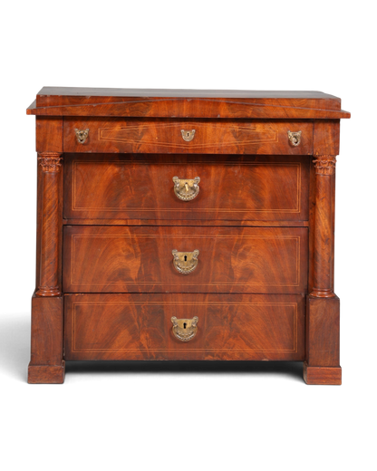 Wunderschöne Biedermeier Kommode Antik Schrank Schubladenkommode Art Deco Wäschekommode