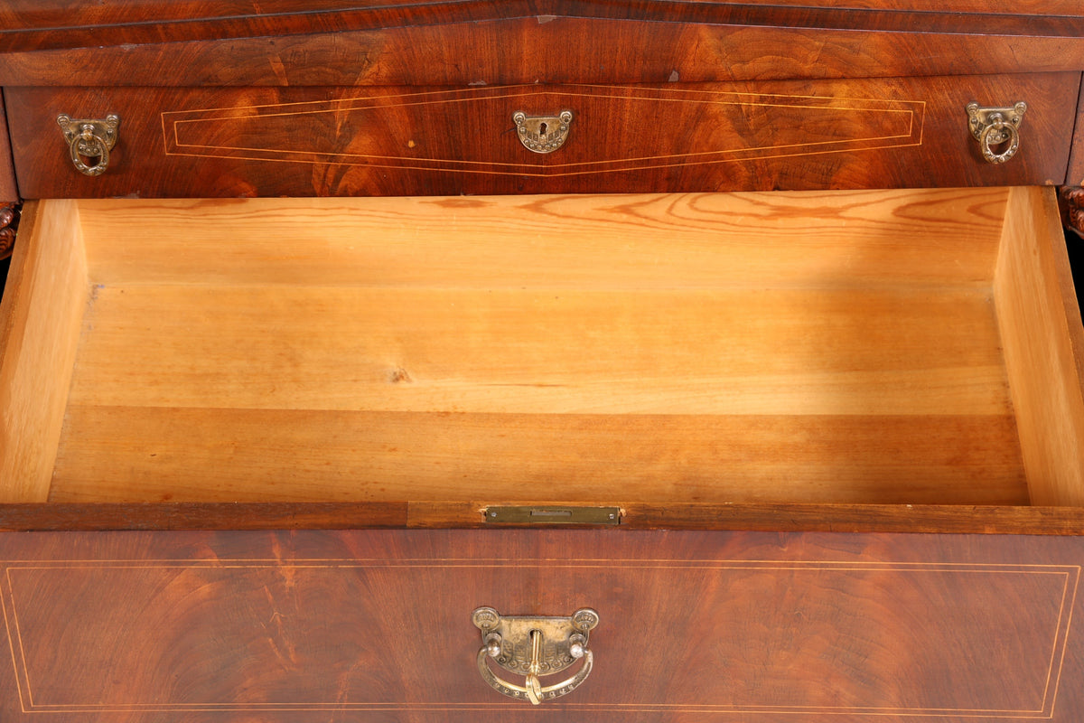 Wunderschöne Biedermeier Kommode Antik Schrank Schubladenkommode Art Deco Wäschekommode