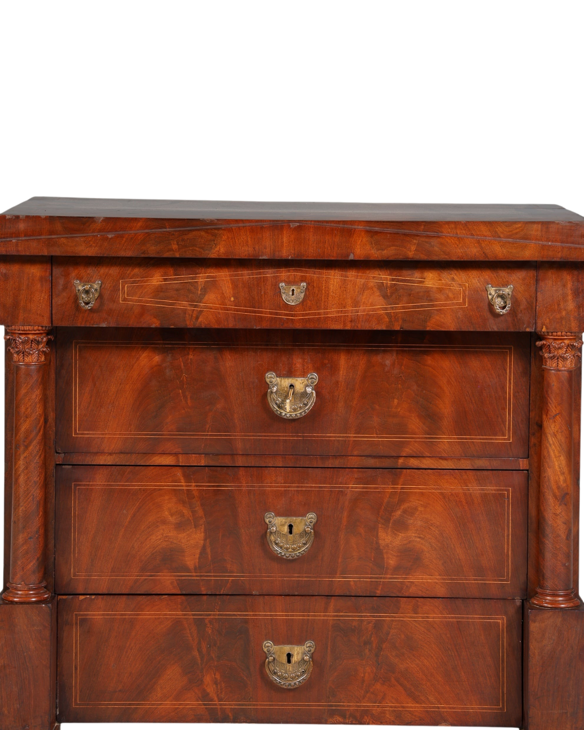 Wunderschöne Biedermeier Kommode Antik Schrank Schubladenkommode Art Deco Wäschekommode