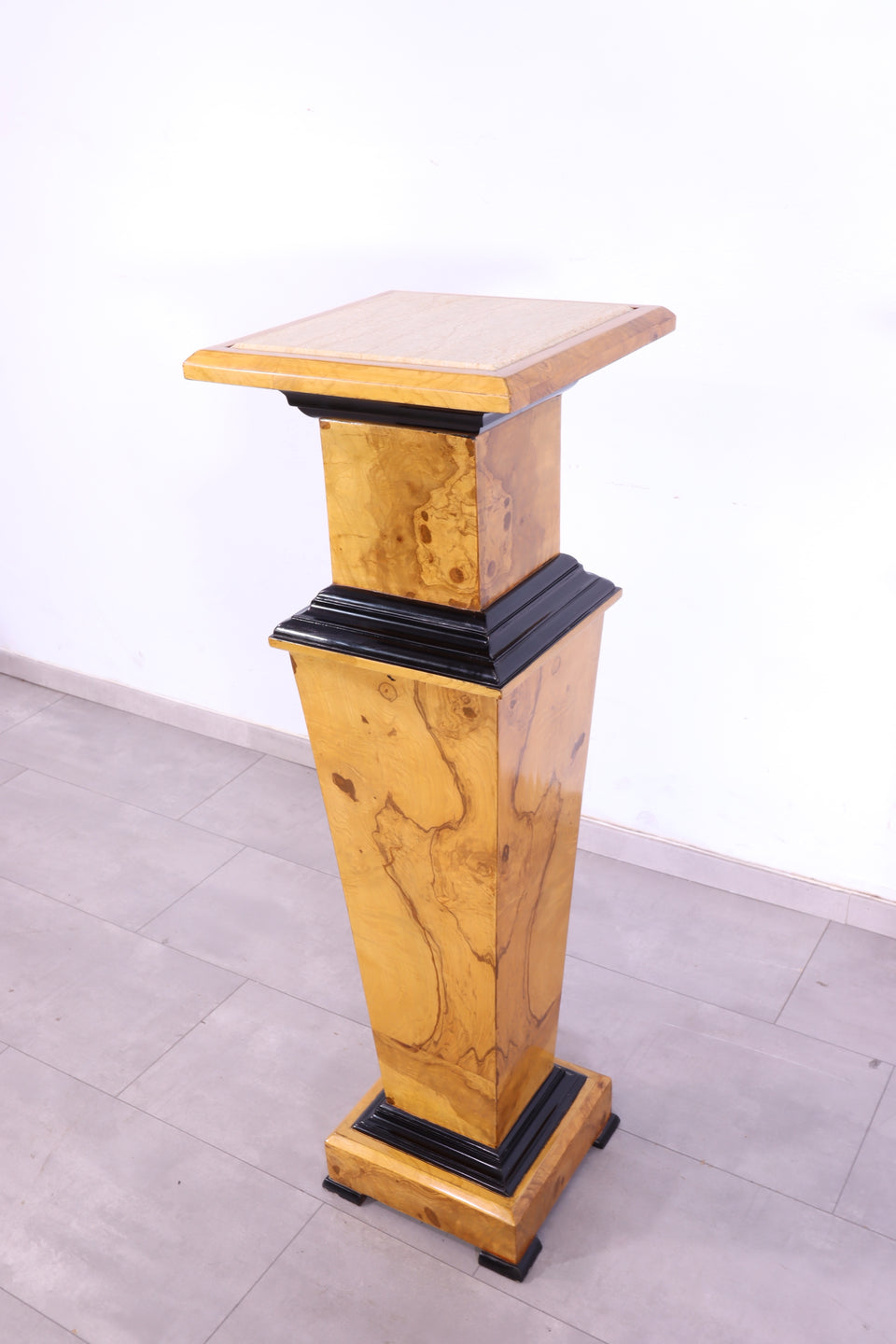 Edle Biedermeier Stil Säule Blumensäule Marmor Blumentisch 1 von 2