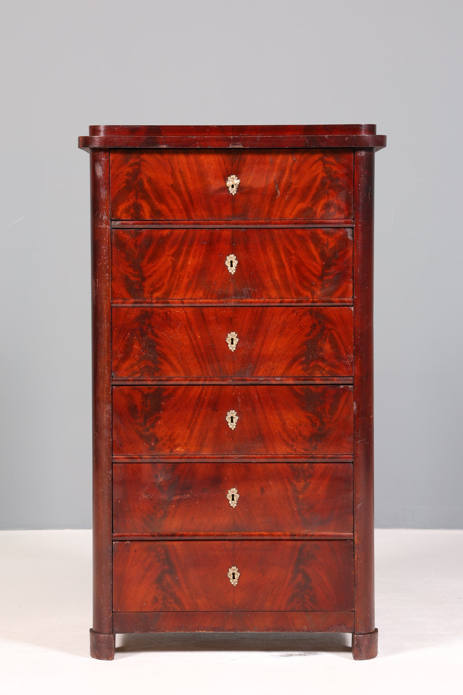 Wunderschöne Louis Philippe Chiffoniere um 1880 Gründerzeit Vertiko Schrank Semainier