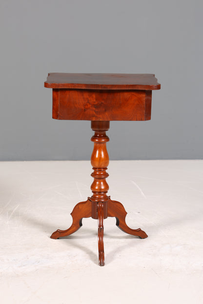 Wunderschöner Gründerzeit Beistelltisch Louis Philippe Nähtisch Antik Ablagetisch um 1880