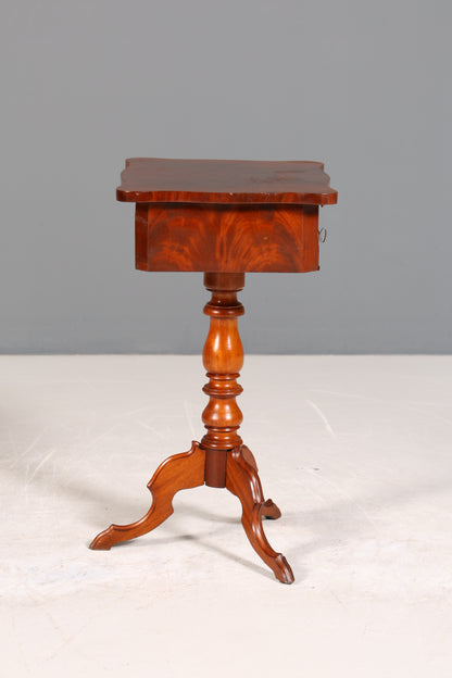 Wunderschöner Gründerzeit Beistelltisch Louis Philippe Nähtisch Antik Ablagetisch um 1880