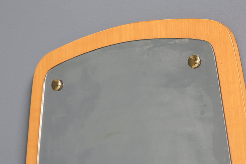 Schlichter Mid Century Spiegel 70s Retro