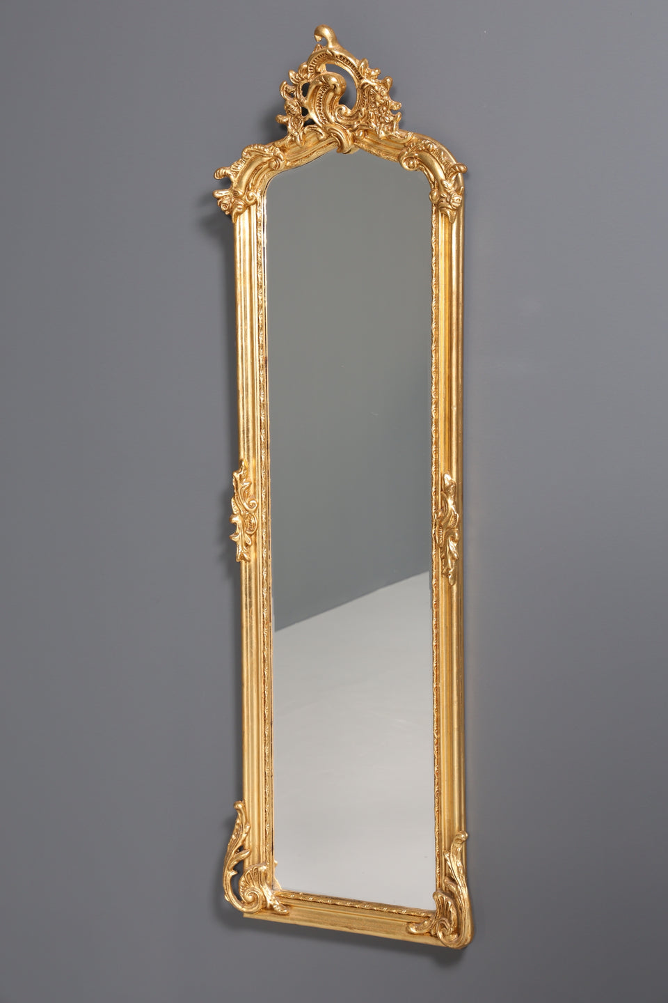 Edler Prunk Barock Stil Wandspiegel Standspiegel Antik Stil Gold