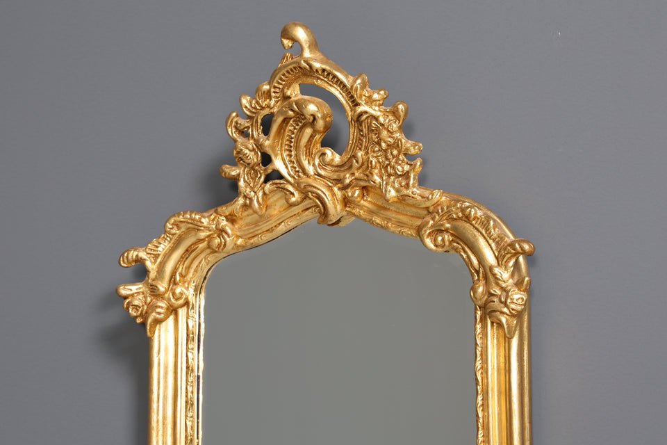 Edler Prunk Barock Stil Wandspiegel Standspiegel Antik Stil Gold