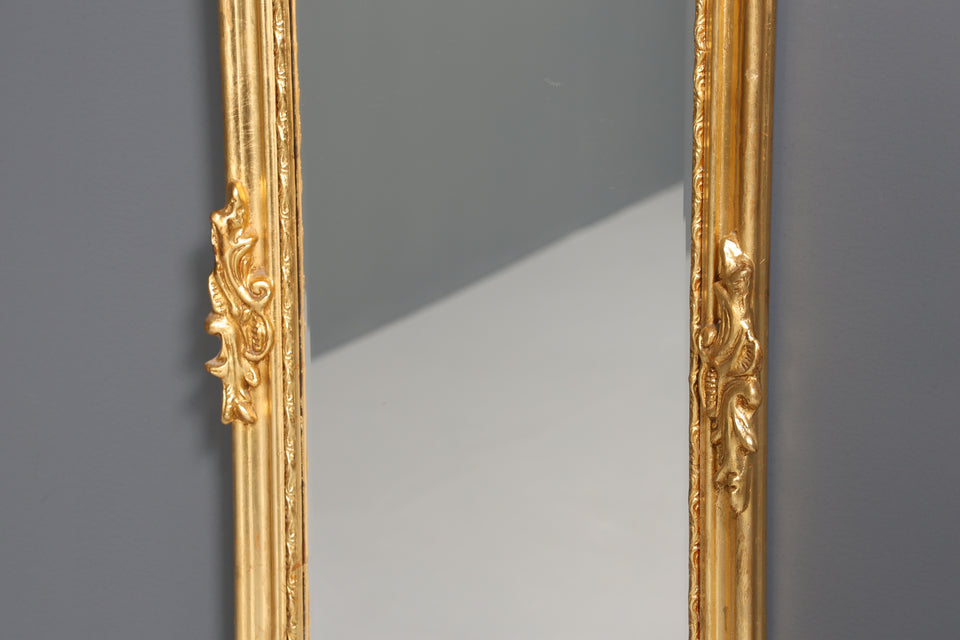 Edler Prunk Barock Stil Wandspiegel Standspiegel Antik Stil Gold