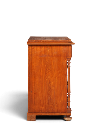 Wunderschöne Gründerzeit Kommode Louis Philippe Nussbaum Schubladen Kommode Sideboard um 1880