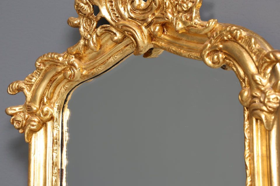 Edler Prunk Barock Stil Wandspiegel Standspiegel Antik Stil Gold
