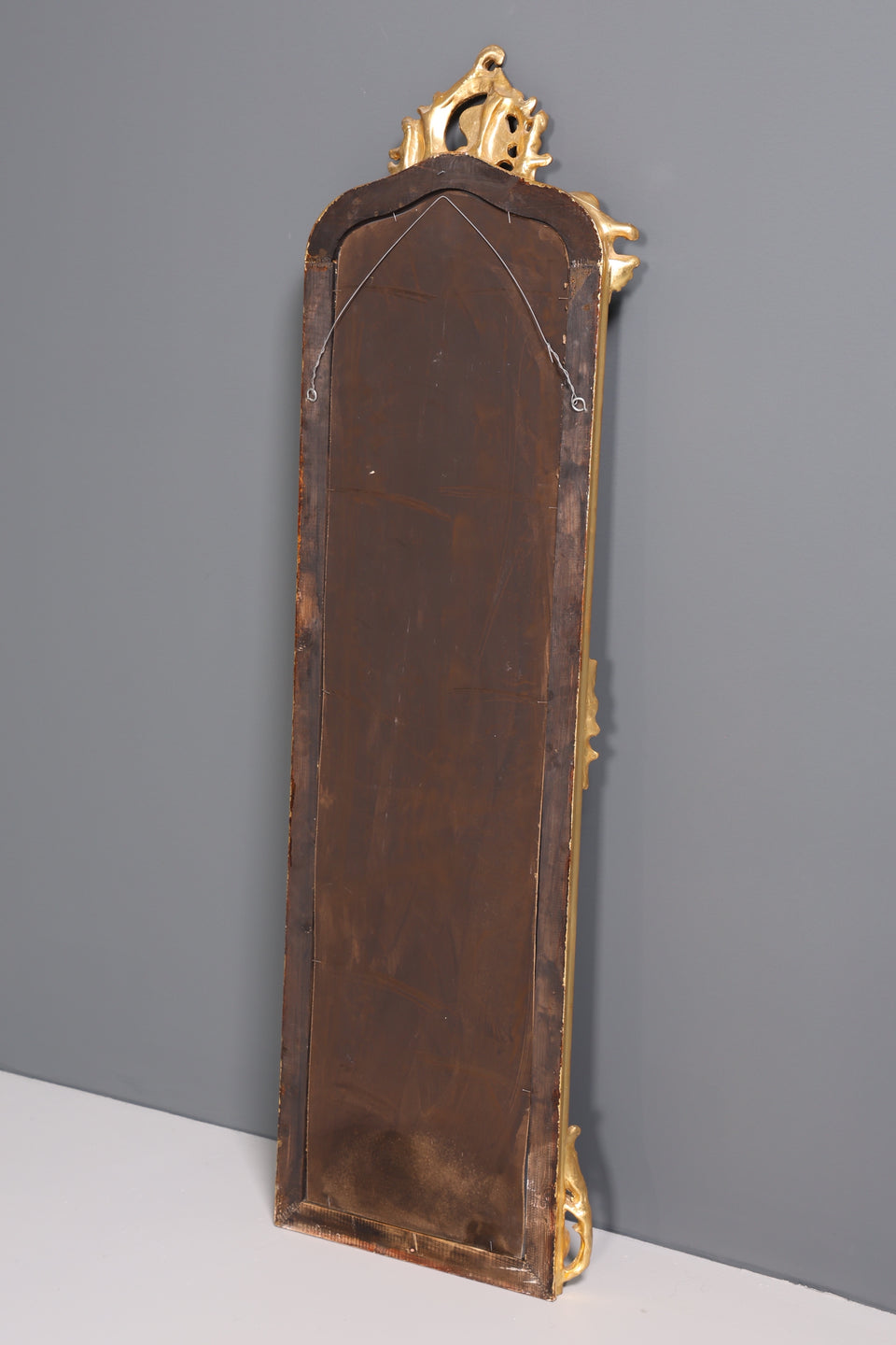 Edler Prunk Barock Stil Wandspiegel Standspiegel Antik Stil Gold