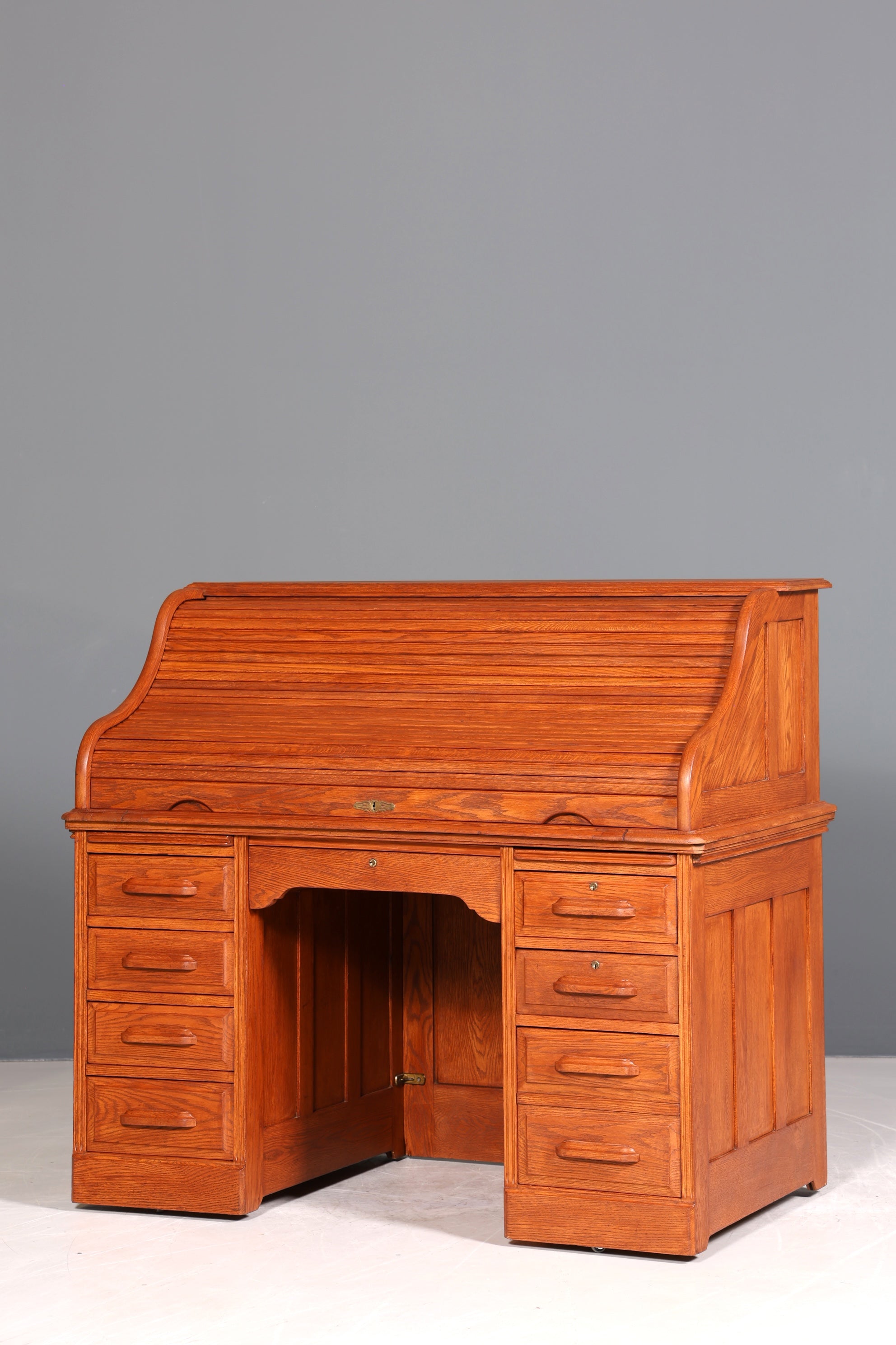 Wunderschöner Sekretär im Bauhaus Stil Rollladen Sekretär Art Deco Schreibtisch Office Table