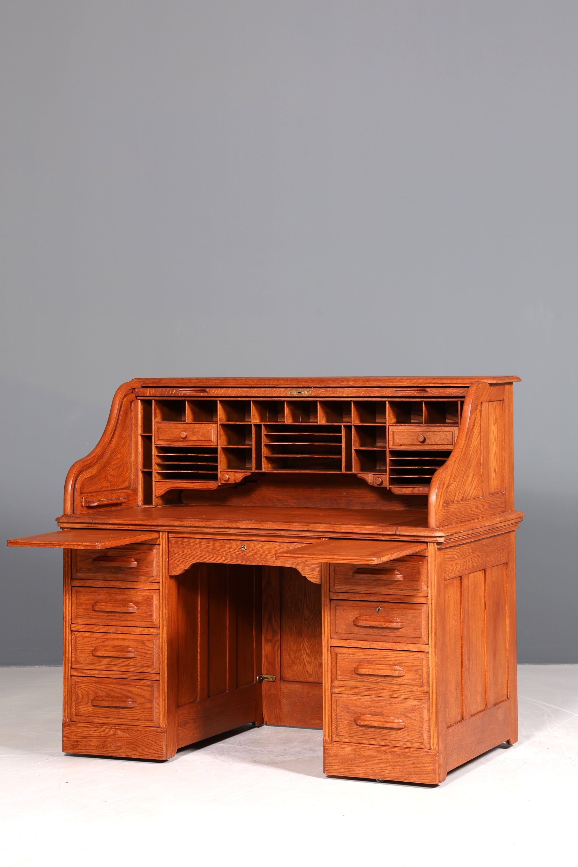 Wunderschöner Sekretär im Bauhaus Stil Rollladen Sekretär Art Deco Schreibtisch Office Table